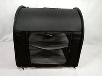 Portable & Foldable Soft Dog/Cat Crate, 20" Black