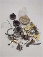 Various Clock Componets/Pieces Lot