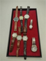 Mixed Style Men's Wrist Watches Lot