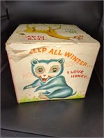 Vintage kids nesting box squeaky toy