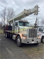 1989 PETERBILT CRANE TEREX REAR MOUNT CRANE