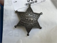 Vintage Indian Police Badge