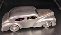 Vintage polished metal Studebaker decor