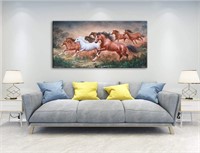 $68 Running Horse Wall Art -20x40inches