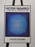 1985 Victor Vasarely Gallery Exhibition Poster Pri
