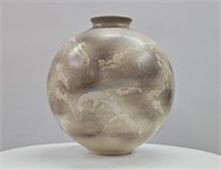 Ruscha West German Pottery Sphere Vase