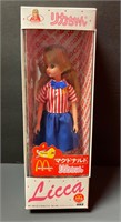 1980’s McDs Japan Excl. Licca Chan Doll NIB