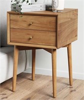 Nathan James 32704 Harper Mid-Century Oak Wood