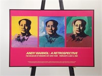 1988 Andy Warhol MOMA Gallery Exhibition Poster
