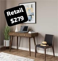 42-in Brown Modern/Contemporary Birch Writing Desk