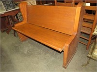 SOLID WOOD CHURCH PEW BENCH