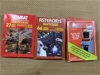 ATARI COMBAT GAME, ASTEROIDS, DONKEY KONG