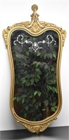 Carved Wood Wall Mirror