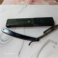 Shumate Cutlery Tungsten Straight Edge Flat Razor