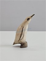 Bone Carving Penguin Sculpture