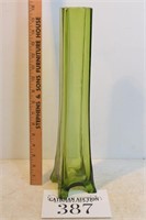 Tall Green Vase