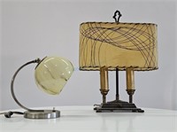 Deco Bauhaus Ball Table Lamp + Candleabra Lamp