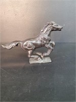 Pretty Cast Iron Horse Sculpture