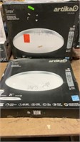 1 LOT (2) ARTIKA EUROPA 21IN LED 2150 LUMEN