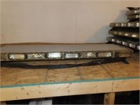 Whelen LED red/blue light bar.