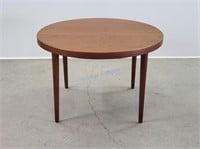 Scandinavian Teak Round Oval Dining Table