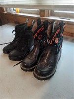 2 pair of ladies boots