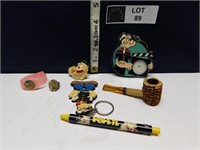VINTAGE POPEYE FLICKER RINGS AND MORE
