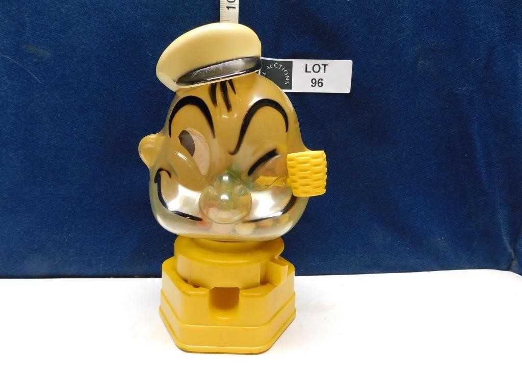 VINTAGE POPEYE GUMBALL MACHINE