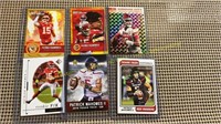 6 Patrick Mahomes Rookie Football Cards