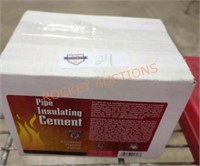 New box pipe insulating cement