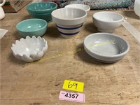 McCoy bowl, stoneware & misc pottery