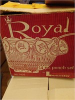 Royal 14 Piece Punch Bowl Set
