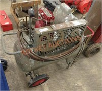 Large wheeled air compressor with Delco motor