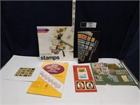 STAMPS AND STAMP COLLECTOR BOOKS