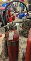 Large C-o-two fire extinguisher