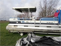 1990 Harris Float  Boat 240  w/Trailer