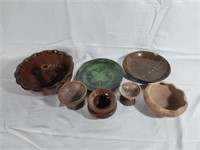 Multiple pieces of pottery