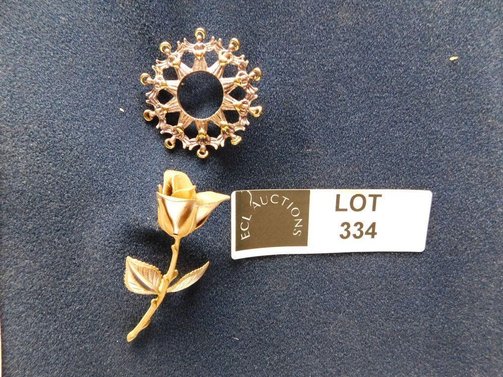 2 VINTAGE BROACHES