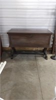 Lane cedar chest on base