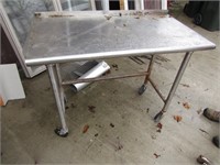 stainless steel table