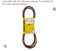 CUB CADET 490-501-C063 Drive Belt 46"