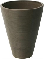 $37 Round Taper Ribbed Planter