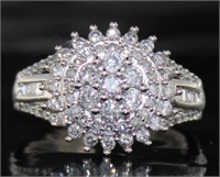 10kt Gold Round Brilliant 1.00 ct Diamond Ring