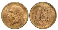 1917-1959 Mexico Gold 10 Peso Coin