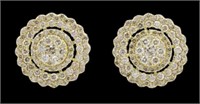 18kt Gold 1.00 ct Stunning Diamond Earrings