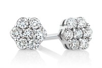 10kt Gold 1/4 ct Lab Diamond Stud Earrings