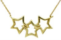 Tiffany & Co. Triple Star Gold Necklace