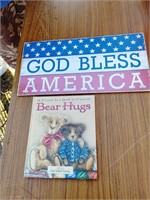 Bear Book /Americana Decor