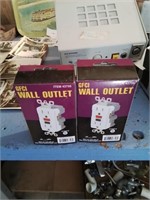 Pair of new GFCI wall outlets