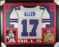 Autographed Josh Allen Framed Jersey